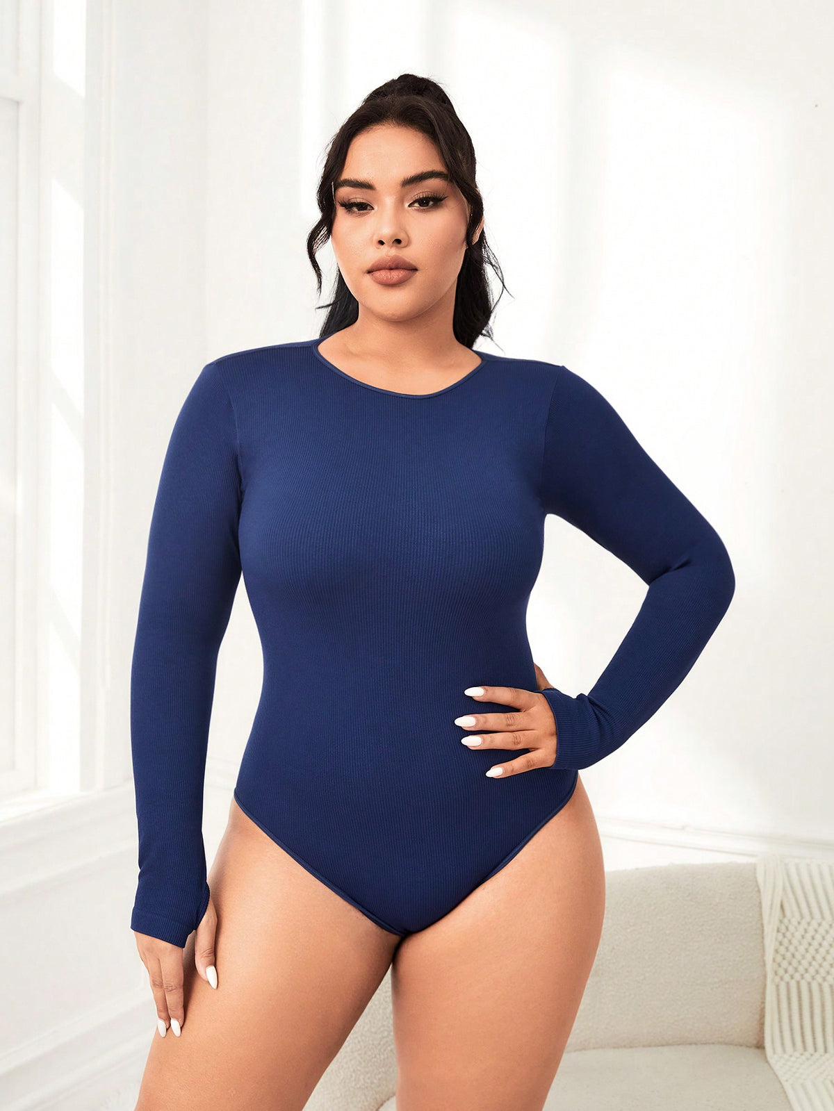 Bory Esportiva Nina Com Costas Vazadas Plus Size