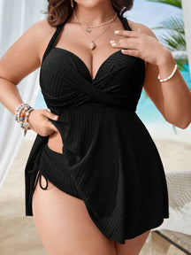 Conjunto Praia Feminino Plus Size Estilo Vestidinho