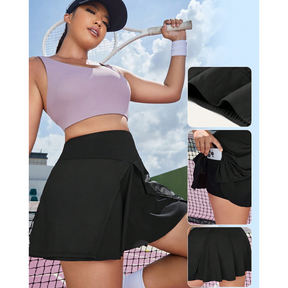Saia Fitness Plus Size Rodada Preto - Frete Grátis