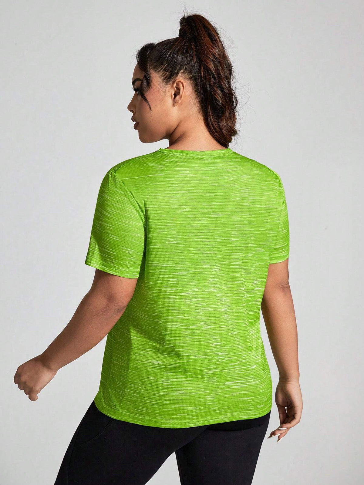 Camiseta Esportiva De Secagem Rápida - Plus Size