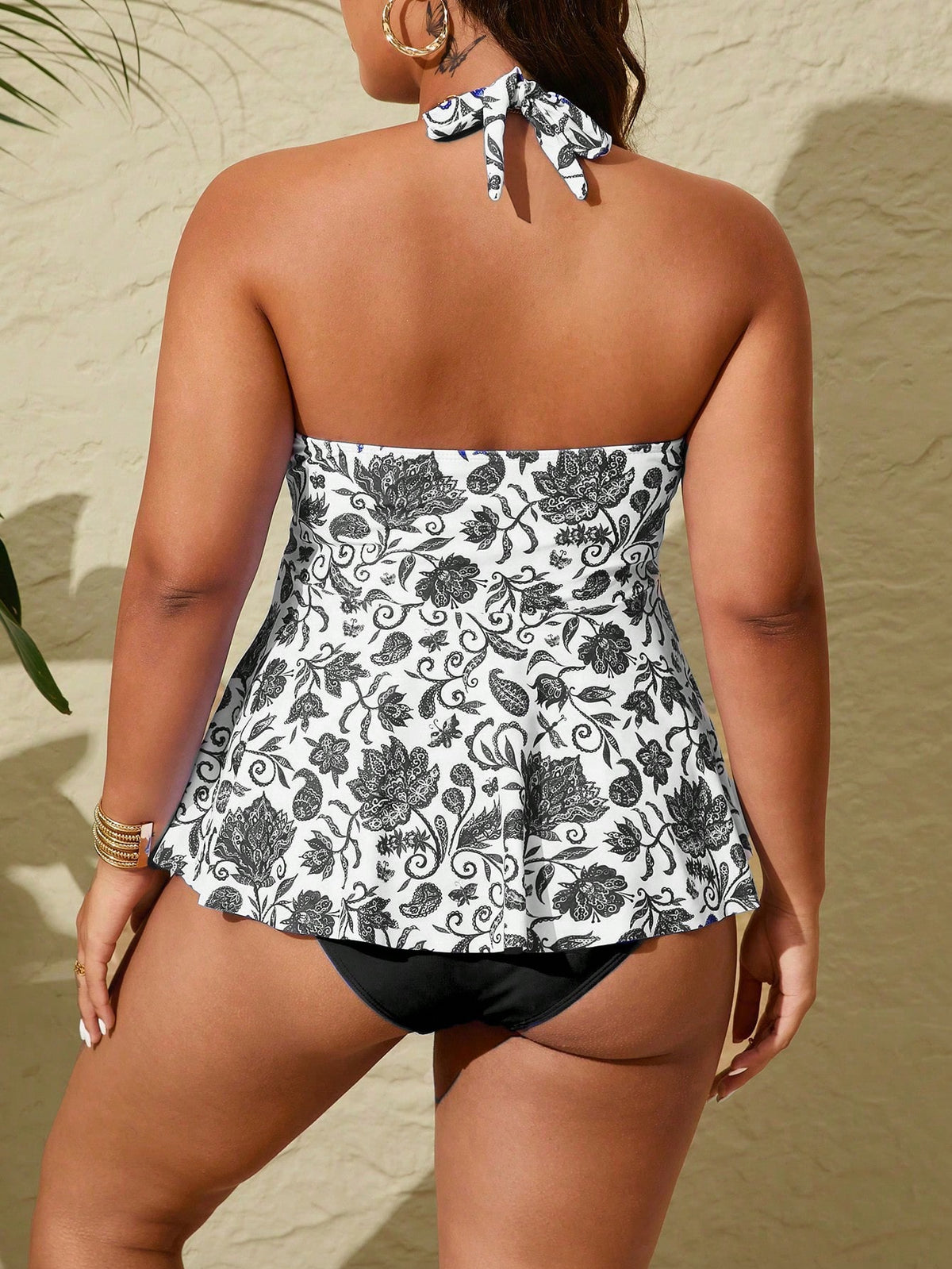 Conjunto de Tankini Grécia com Costas Abertas