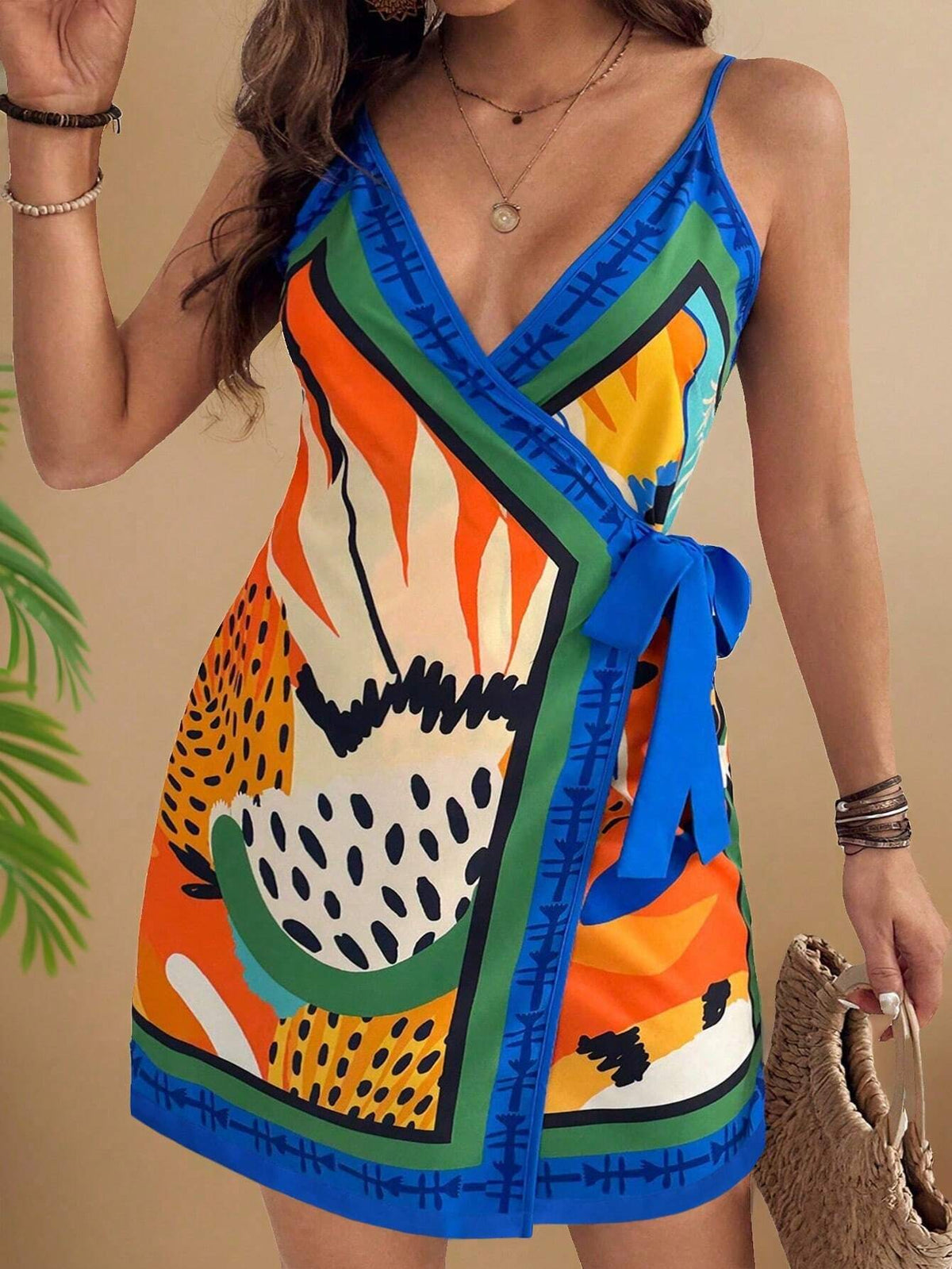 Vestido Travachic Cruzado e Amarrado - Plus Size